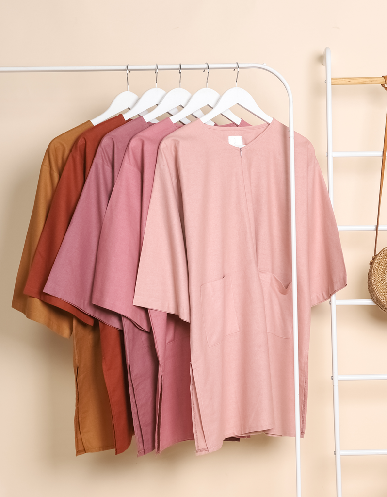 [Free Size] SANTAI in Mauve (55cm sleeves)