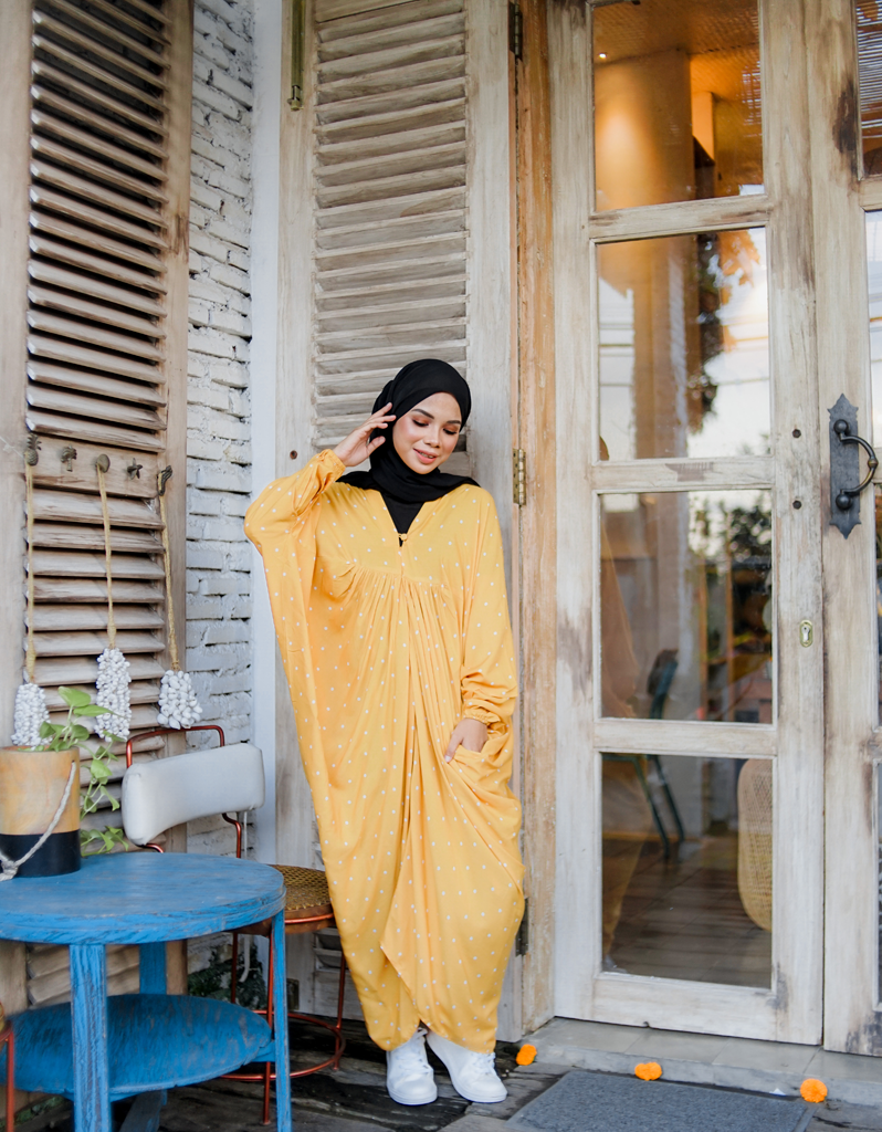 Adotrable Kaftan in Mustard