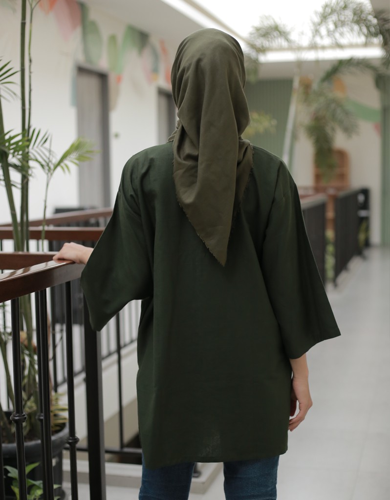 [Petite Size] SANTAI in Army (55cm sleeves)