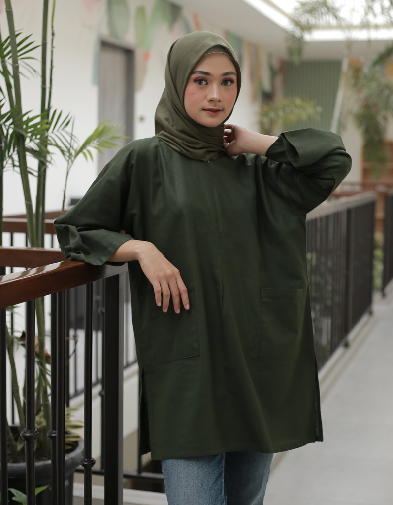 [Petite Size] SANTAI in Army (55cm sleeves)