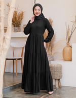 TIERED Maxi Dress in Black