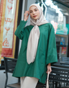 Santai Top in Bottle Green