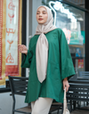 Santai Top in Bottle Green