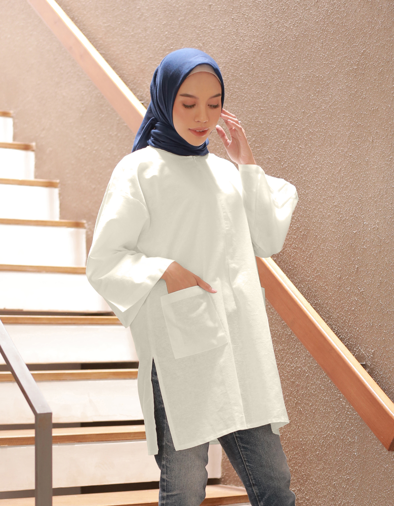 Santai Top in Off-white