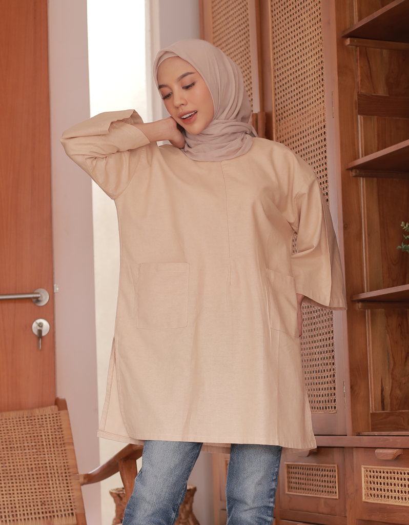 Santai Top in Cream