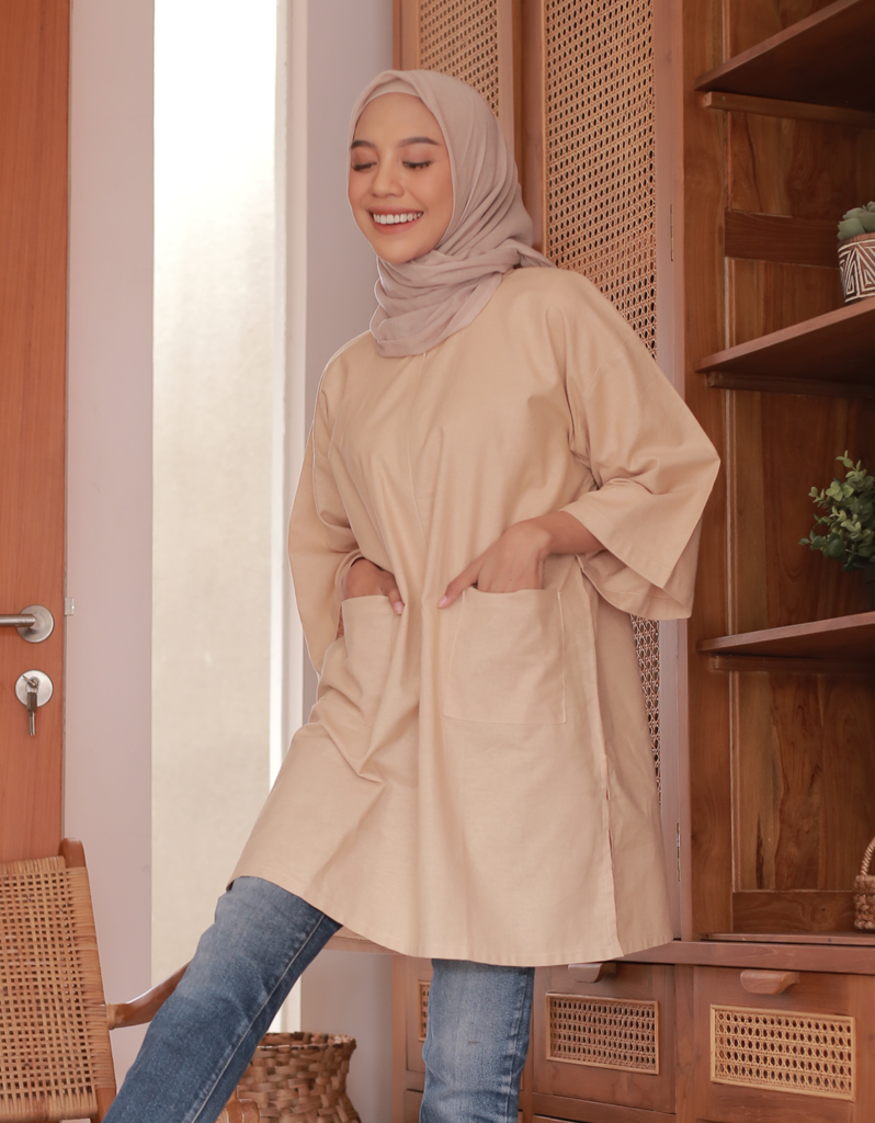 Santai Top in Cream