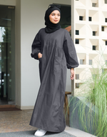 VACAY Maxi Dress in Charcoal Grey