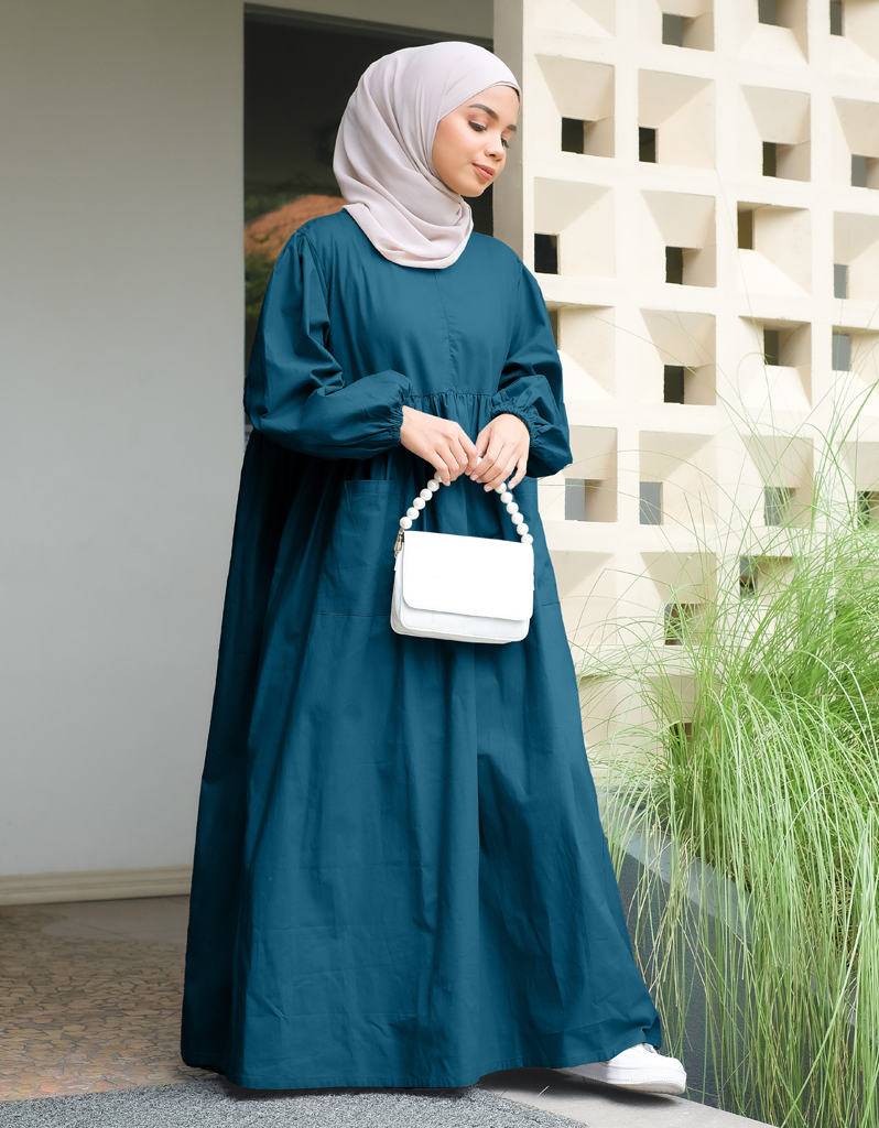 VACAY Maxi Dress in Dark Teal