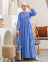 TIERED Maxi Dress in Dusty Blue