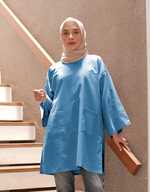 Santai Top in Dusty Blue