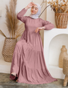 TIERED Maxi Dress in Dusty Pink