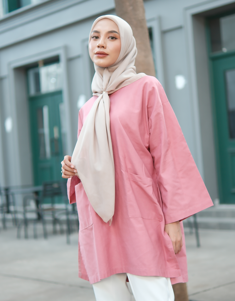 Santai Top in Dusty Pink