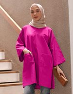 Santai Top in Barbie Pink