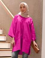 Santai Top in Barbie Pink