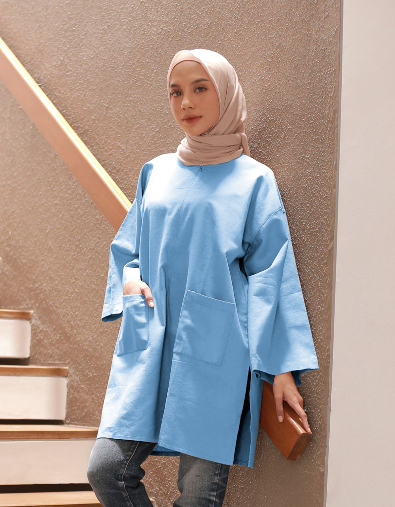 Santai Top in Ice Blue