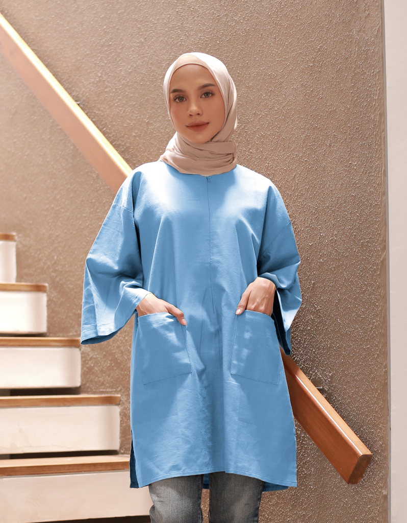 Santai Top in Ice Blue