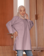 Santai Top in Light Dusty Purple