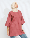 [Free Size] SANTAI in Mauve (55cm sleeves)