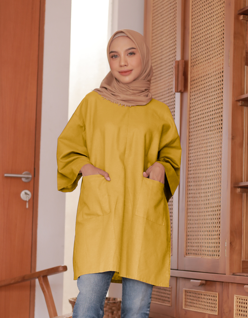 Santai Top in Mustard