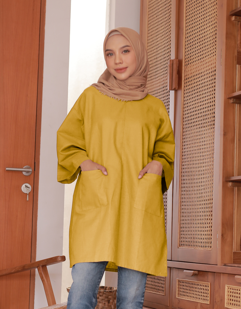 Santai Top in Mustard