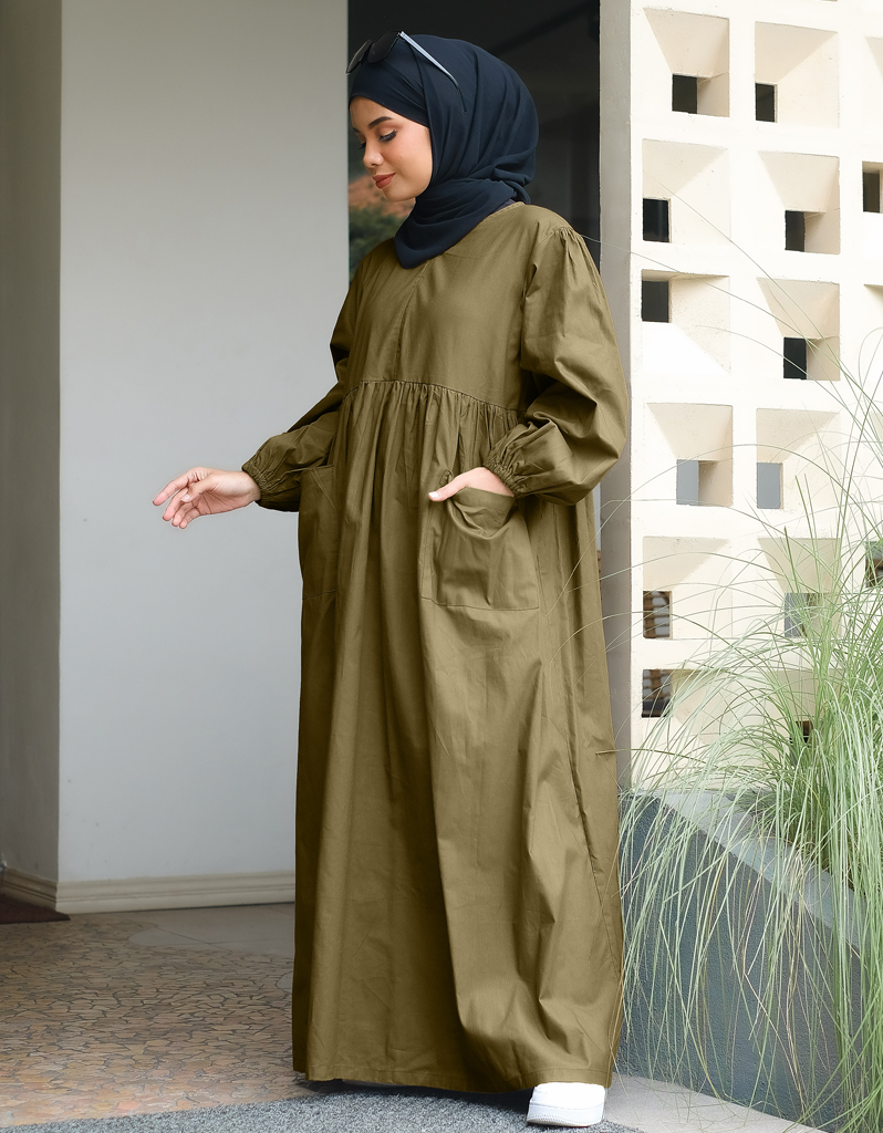 VACAY Maxi Dress in Olive
