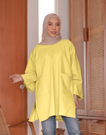 Santai Top in Pineapple Yellow