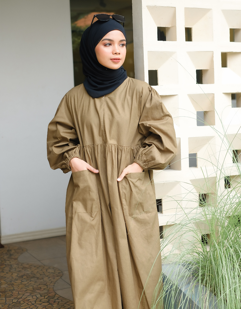 VACAY Maxi Dress in Olive