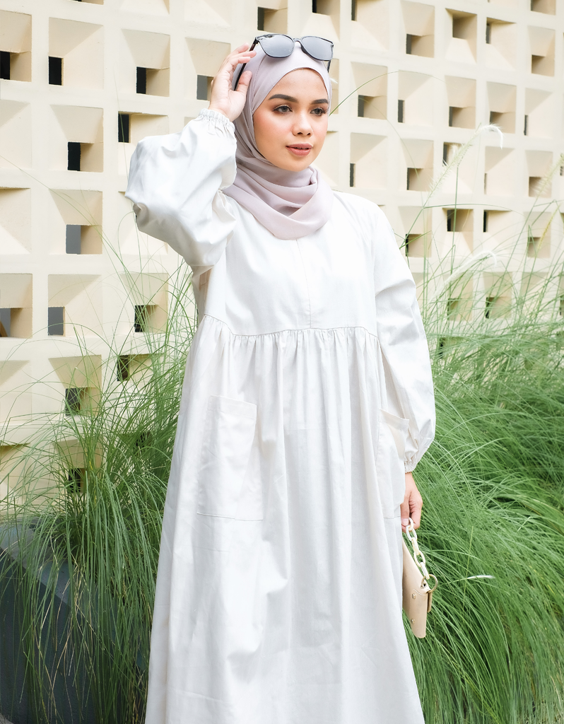 VACAY Maxi Dress in Off-White