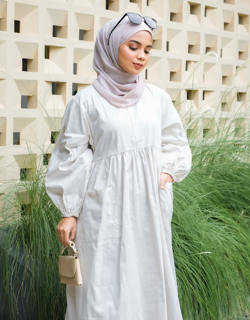 VACAY Maxi Dress in Off-White
