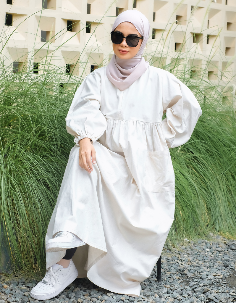 VACAY Maxi Dress in Off-White
