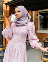 ROSALEEN Smocked Maxi Dress in Pink