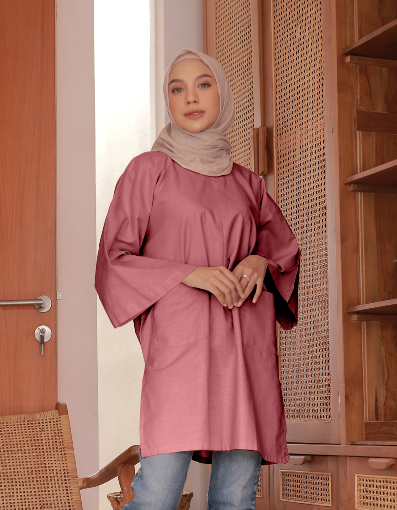 Santai Top in Rose Pink