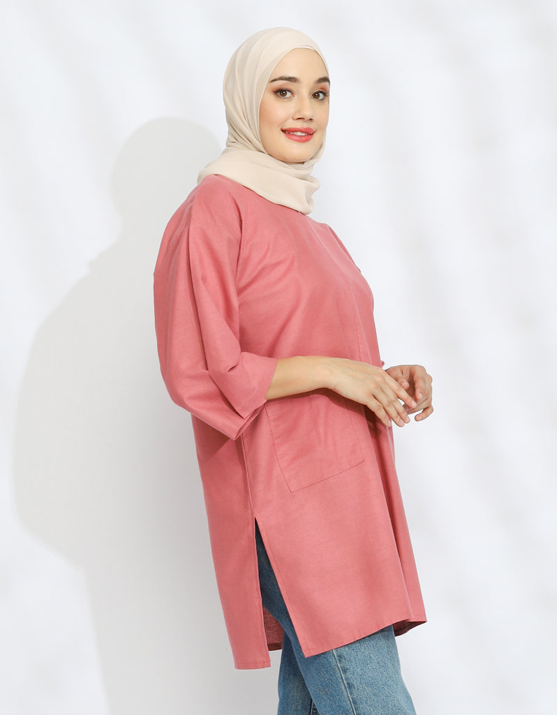[Free Size] SANTAI in Rose Pink (55cm sleeves)