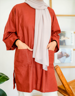 [Petite Size] SANTAI in Rust (55cm sleeves)