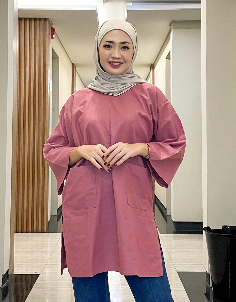 Santai Top in Mauve