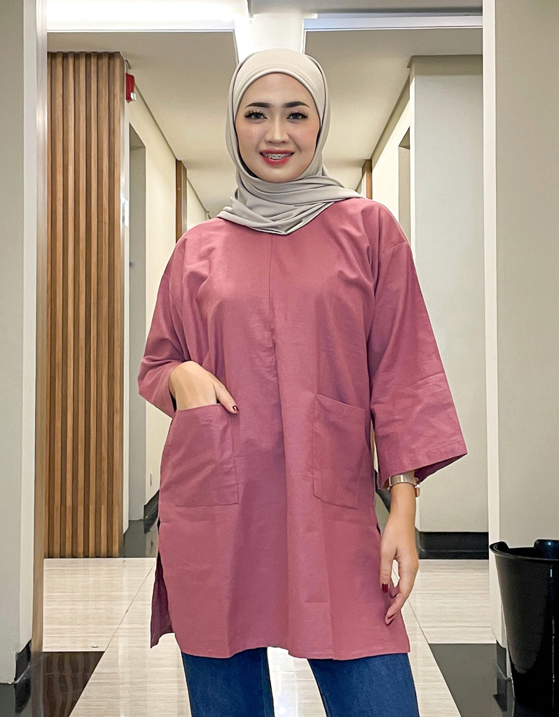 Santai Top in Mauve