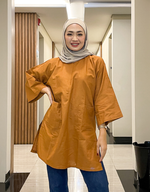 Santai Top in Saffron