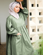 VACAY Maxi Dress in Sage Green