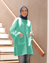 Santai Top in Aquamarine