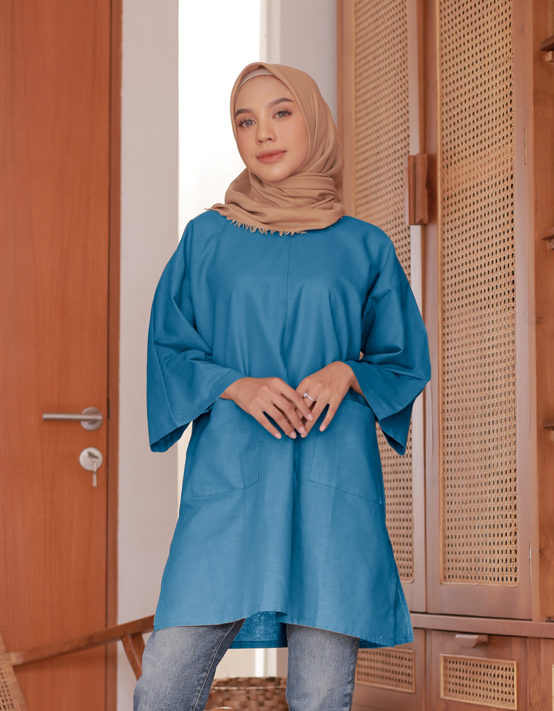 Santai Top in Teal