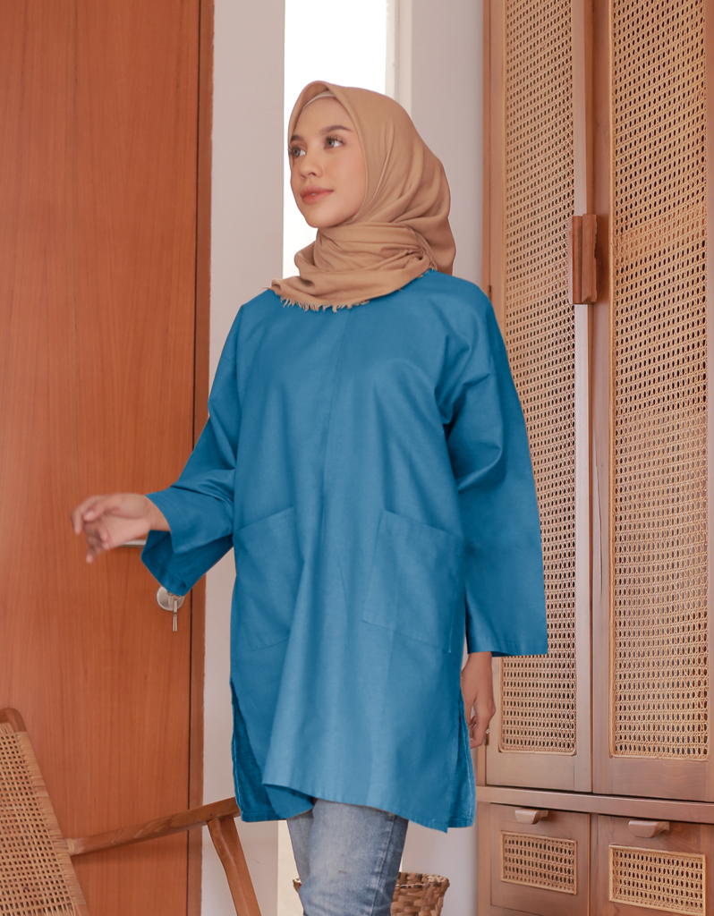 Santai Top in Teal