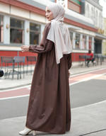 VACAY Maxi Dress in Dark Brown