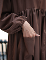 VACAY Maxi Dress in Dark Brown