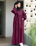 VACAY Maxi Dress in Maroon