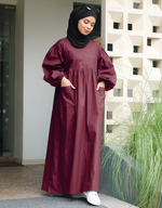 VACAY Maxi Dress in Maroon
