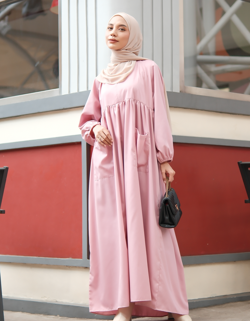 VACAY Maxi Dress in Soft Pink