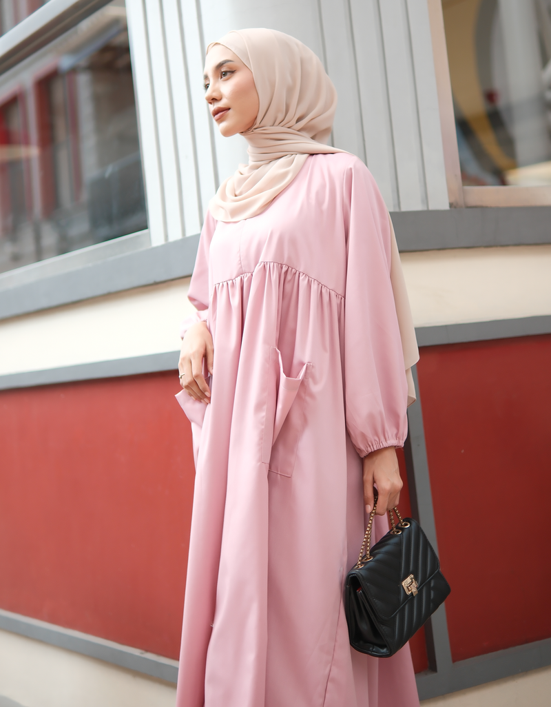 VACAY Maxi Dress in Soft Pink