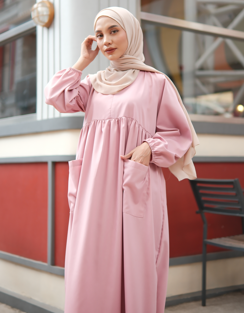 VACAY Maxi Dress in Soft Pink