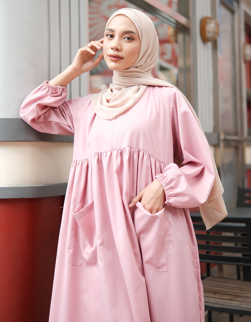 VACAY Maxi Dress in Soft Pink
