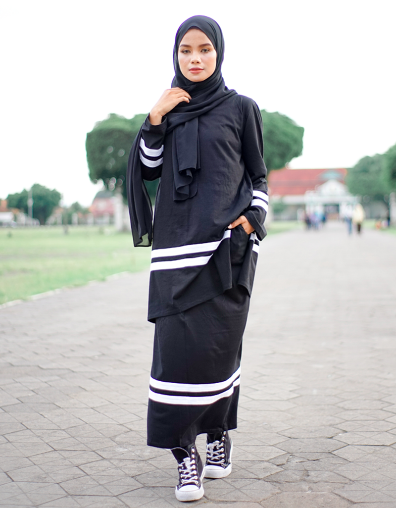 Varsity Co-ords in Black